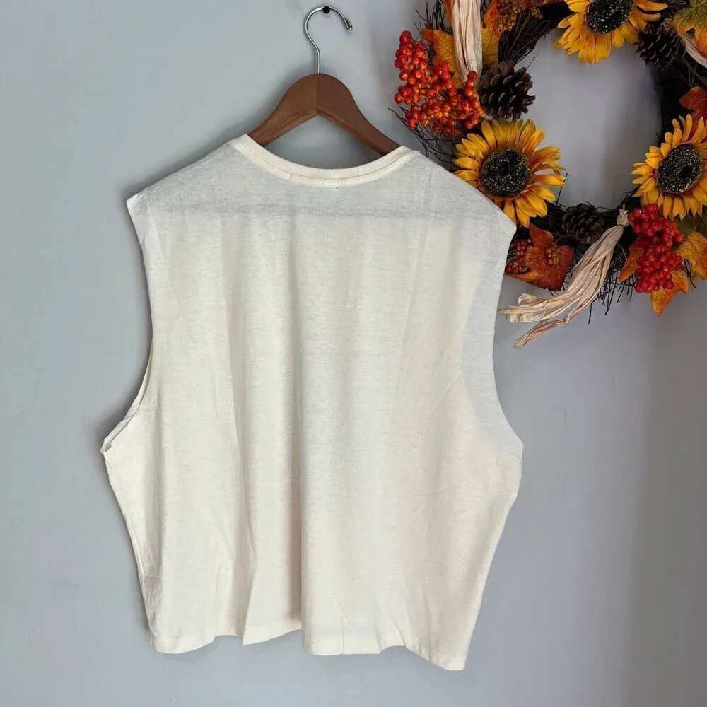 Marine Layer Pride Tank Pride Large Off White